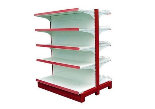 Double Sided Departmental Store Rack