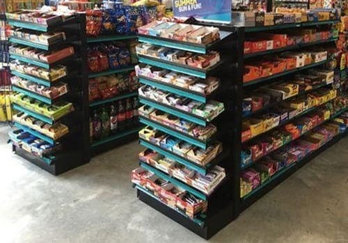 Color Coated Supermarket Rack